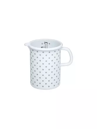 RIESS | Küchenmass 10cm / 1l Pünktchen Grau | 